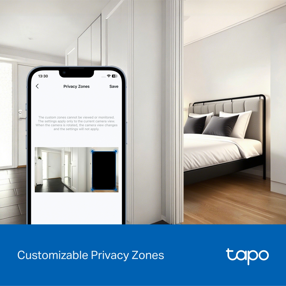 TP-LINK | Tapo C250 | Pan/Tilt AI Home Security Wi-Fi Camera | PTZ | 8 MP | 4mm/F1.6 | H.265 | MicroSD Card up to 512 GB - Image 15
