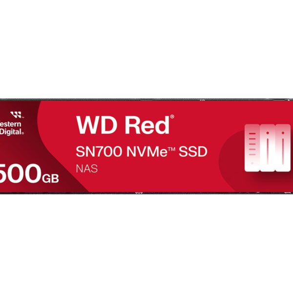 QNAP SSD 79700-G50001WD03-RS Red SN700 500GB NVMe PCIe Gen3x4 Bulk | QNAP