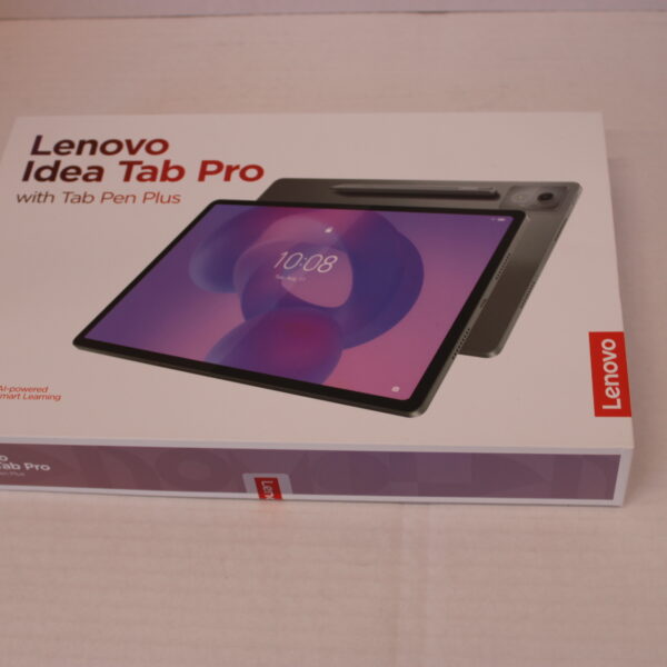 SALE OUT. Lenovo Idea Tab Pro 12.7 2944x1840 LTPS MEDIATEK DIMENSITY 8300 UFS/8GB/256GB/Grey/2Y Warranty | Lenovo Tab (without power adapter) | TB373FU | 12.7 " | Luna Grey | LTPS | 2944 x 1840 pixels | MediaTek | Dimensity 8300 | 8 GB | Soldered LPDDR5x | 256 GB | Wi-Fi | Front camera | 8 MP | Rear camera | 13 MP | Bluetooth | 5.3 | Android | 14 | Warranty 24 month(s) | Lenovo Tab Pen Plus | DEMO