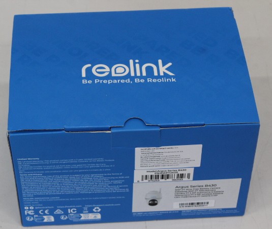 SALE OUT. Reolink Argus Series B430 Smart 5MP Pan & Tilt Wire-Free Camera, White | Reolink | Smart Pan and Tilt Wire-Free Camera | Argus Series B430 | 24 month(s) | PTZ | 5 MP | Fixed | H.265 | Micro SD, Max. 128 GB | UNPACKED, SCRATCHES TOP ON CAMERA, MISSING MANUAL AND INNER PACKAGING