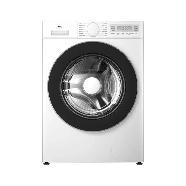 TCL | Washing machine | FF0844WA0 | Energy efficiency class A | Front loading | Washing capacity 8 kg | 1400 RPM | Depth 52 cm | Width 60 cm | Display | LED | Steam function | Wi-Fi | White
