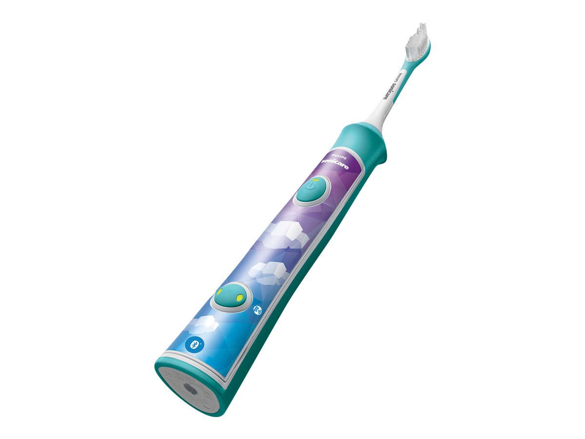 Philips | Sonic Electric toothbrush | HX6322/04 | Rechargeable | For kids | Number of brush heads included 2 | Number of teeth brushing modes 2 | Sonic technology | Aqua - Image 4