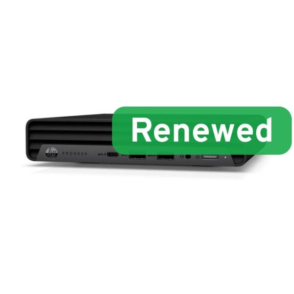 HP Renewed Grade A | ProDesk 400 G6 | Intel Core i3 | i3-10100T | 16 GB | SSD | 256 GB | Intel UHD Graphics 630 | Windows 11 Pro