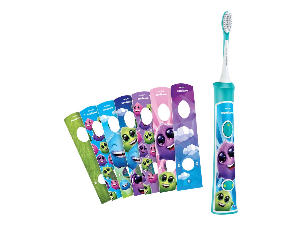 Philips | Sonic Electric toothbrush | HX6322/04 | Rechargeable | For kids | Number of brush heads included 2 | Number of teeth brushing modes 2 | Sonic technology | Aqua - Image 11