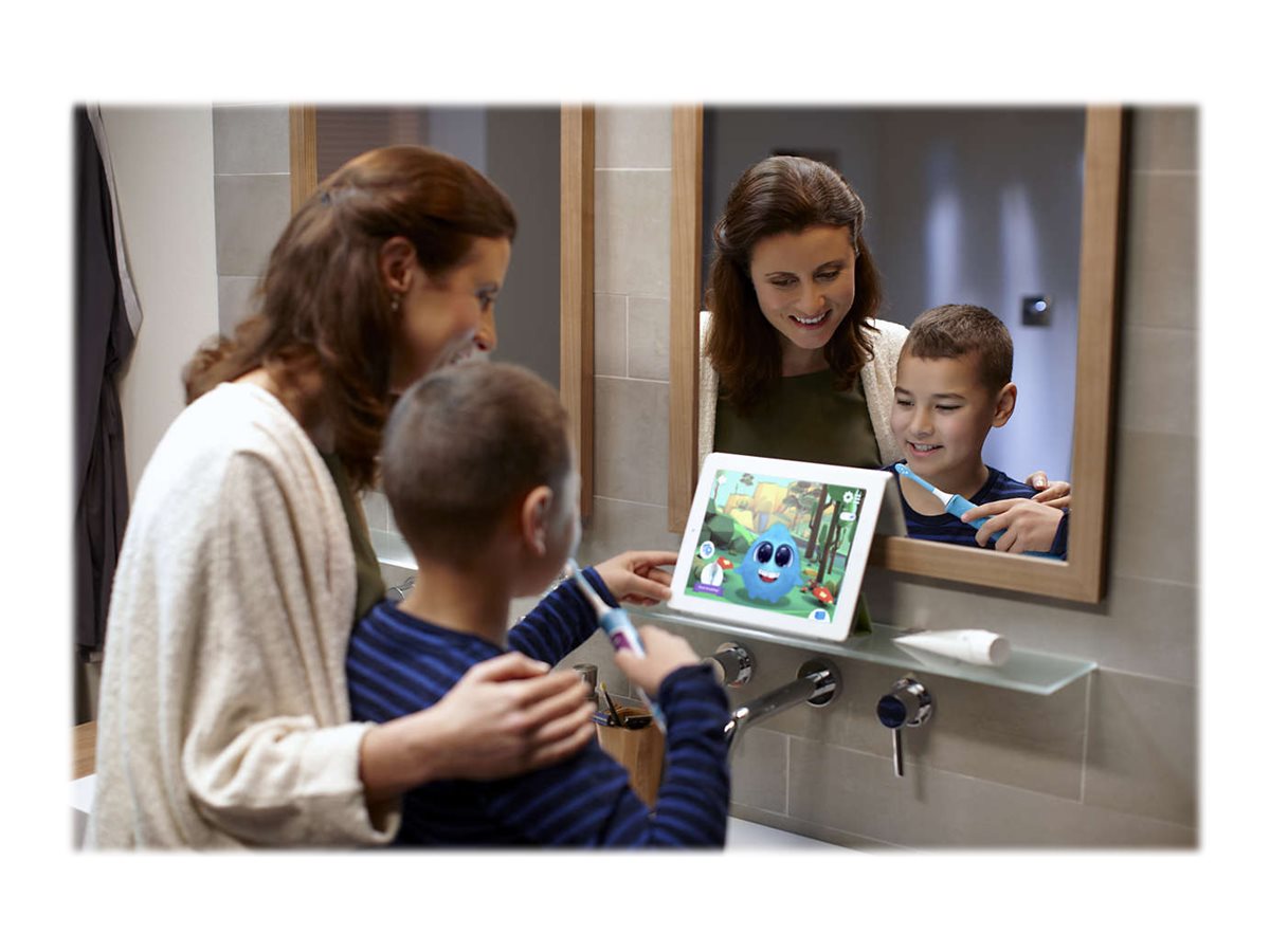Philips | Sonic Electric toothbrush | HX6322/04 | Rechargeable | For kids | Number of brush heads included 2 | Number of teeth brushing modes 2 | Sonic technology | Aqua - Image 15