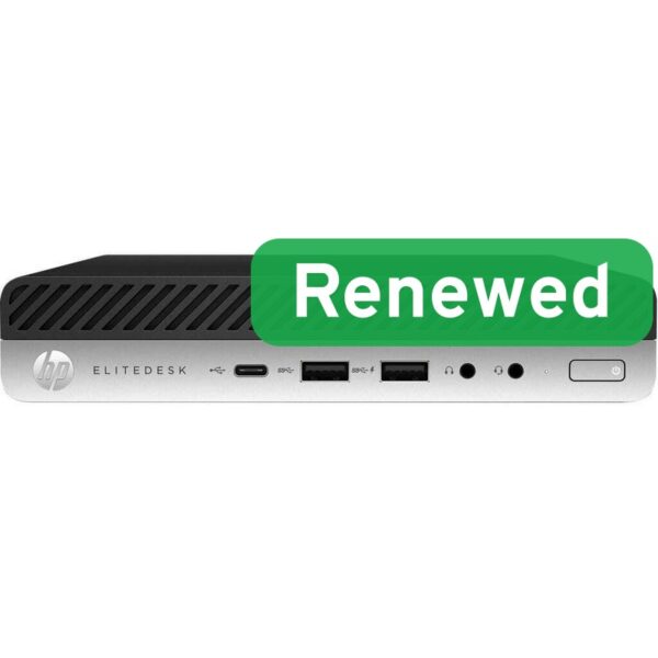 HP Renewed Grade B | EliteDesk 800 G3 DM | Intel Core i5 | i5‑7500 | 16 GB | NVMe | 256 GB | Intel HD Graphics 630 | Windows 11 Pro