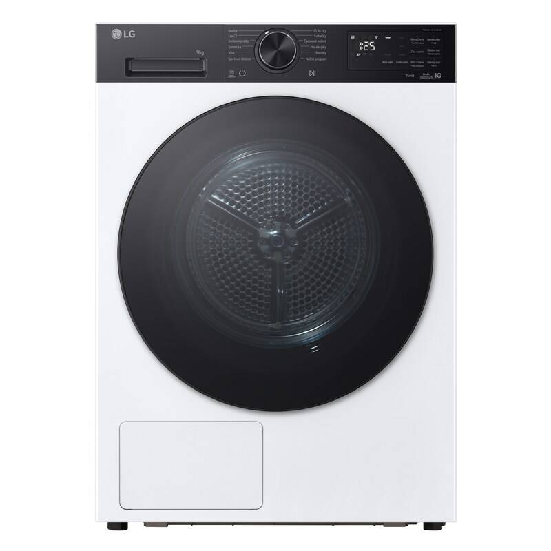 LG Dryer Machine | RHX5009TKB | Energy efficiency class Class B | Front loading | 9 kg | Digital | Heat pump | Depth 66 cm | Wi-Fi | White