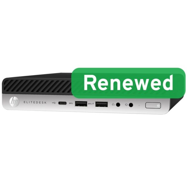 HP Renewed Grade A | EliteDesk 800 G4 | Intel Core i5 | i5-8500T | 8 GB | SSD | 256 GB | Intel UHD Graphics 630 | Windows 11 Pro