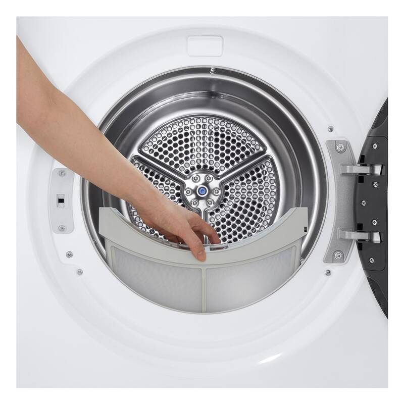 LG Dryer Machine | RHX5009TKB | Energy efficiency class Class B | Front loading | 9 kg | Digital | Heat pump | Depth 66 cm | Wi-Fi | White - Image 6