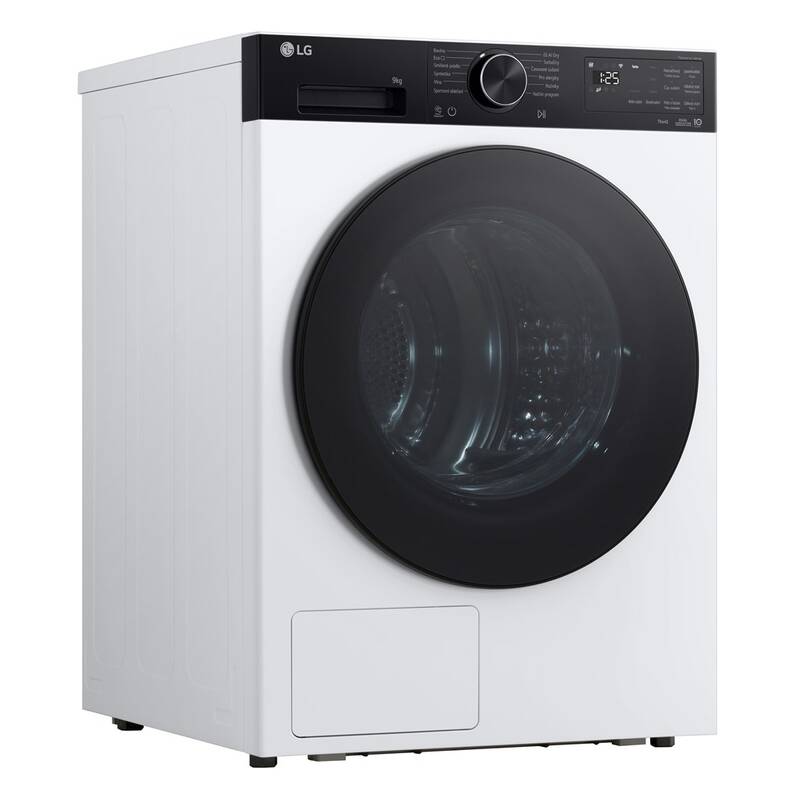 LG Dryer Machine | RHX5009TKB | Energy efficiency class Class B | Front loading | 9 kg | Digital | Heat pump | Depth 66 cm | Wi-Fi | White - Image 9