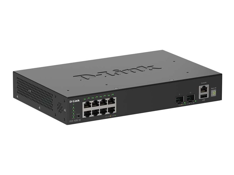D-Link 8-Port Gigabit Stackable Smart Managed Switch | D-Link