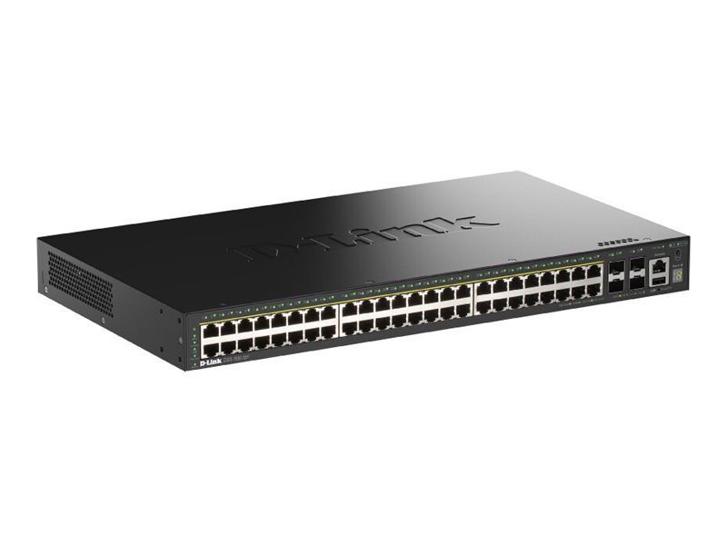 D-Link 48-Port Gigabit Stackable Smart Managed PoE Switch | D-Link