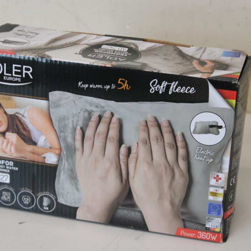 SALE OUT. Adler Electric Hot water bottle warmer | AD 7427 | Number of heating levels 1 | Number of persons 1 | Remote control | Soft polar | 360 W | Gray | DAMAGED PACKAGING - Image 3