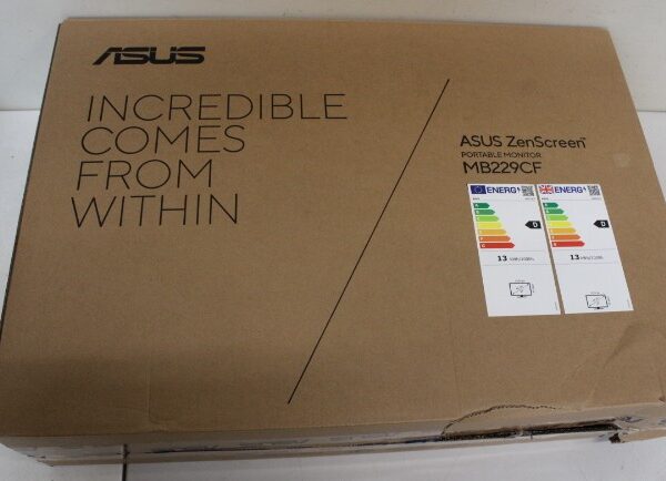 Asus SALE OUT. ZenScreen MB229CF | 21.5 " | IPS | FHD | 16:9 | 100 Hz | 5 ms | 1920 x 1080 pixels | 250 cd/m² | Warranty 22 month(s) | DAMAGED PACKAGING