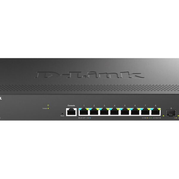 D-LINK DMS-1250-10S/E 10-Port 2.5G Smart Managed Fiber Switch | D-Link