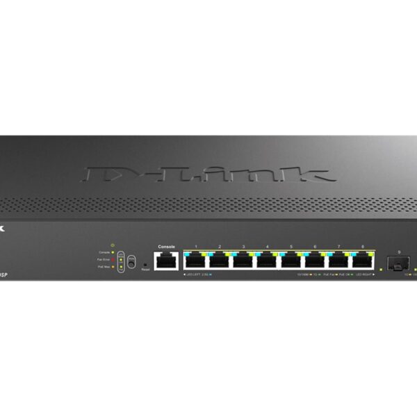 D-LINK DMS-1250-10SP/E 10-Port 2.5G Smart Managed PoE Switch | D-Link