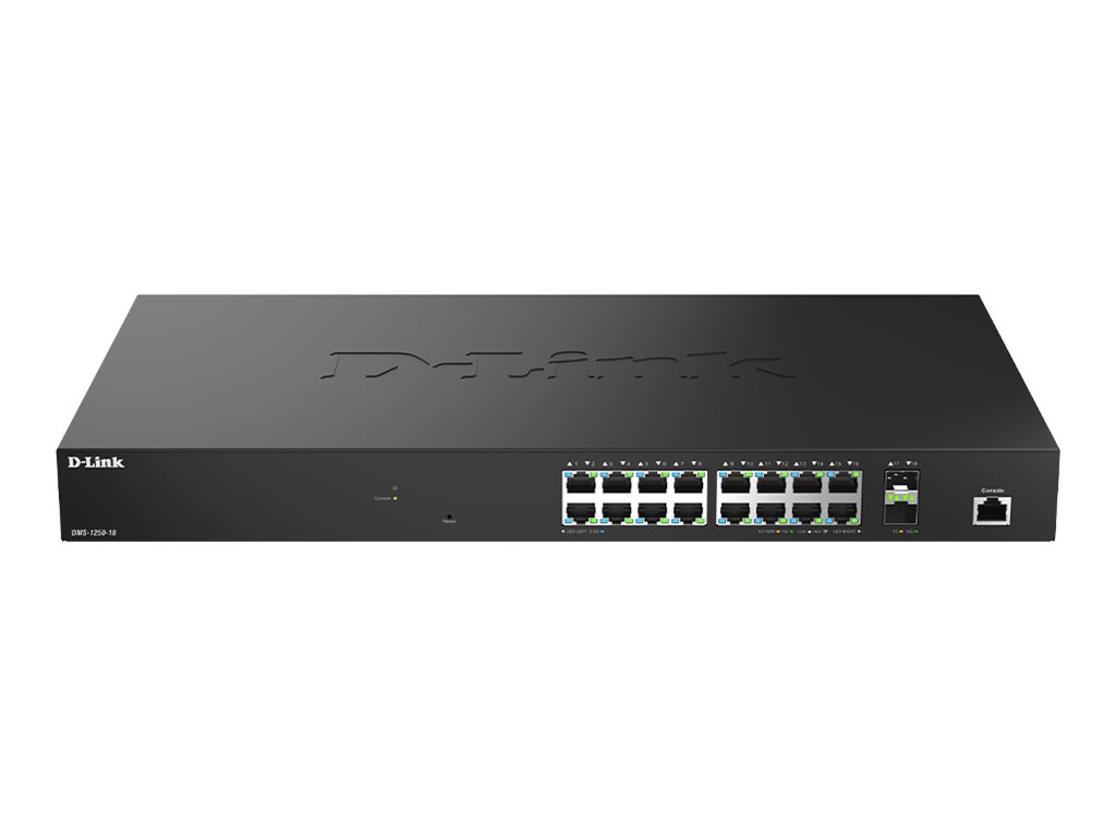 D-LINK DMS-1250-18/E 18-Port 2.5G Smart Managed Switch | D-Link