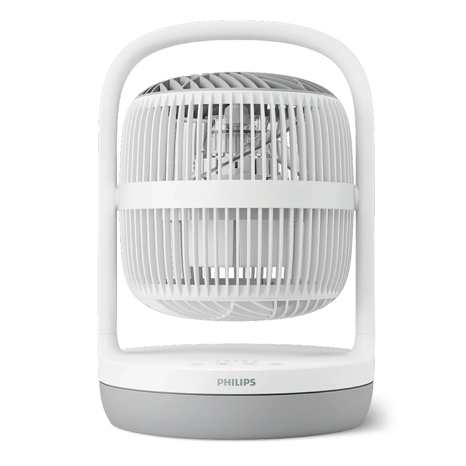 Philips Fan | CX2050/00 2000 Series | Table Fan | 24 W | Diameter 22 cm | Number of speeds 3 | Oscillation | White - Image 2