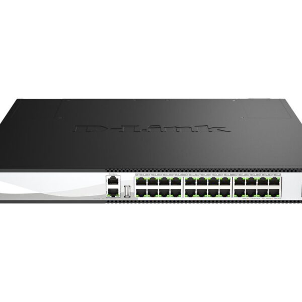 D-Link DXS-3130-28P/E 24-Port 10G Layer 3 Stackable Aggregation Managed PoE Switch | D-Link