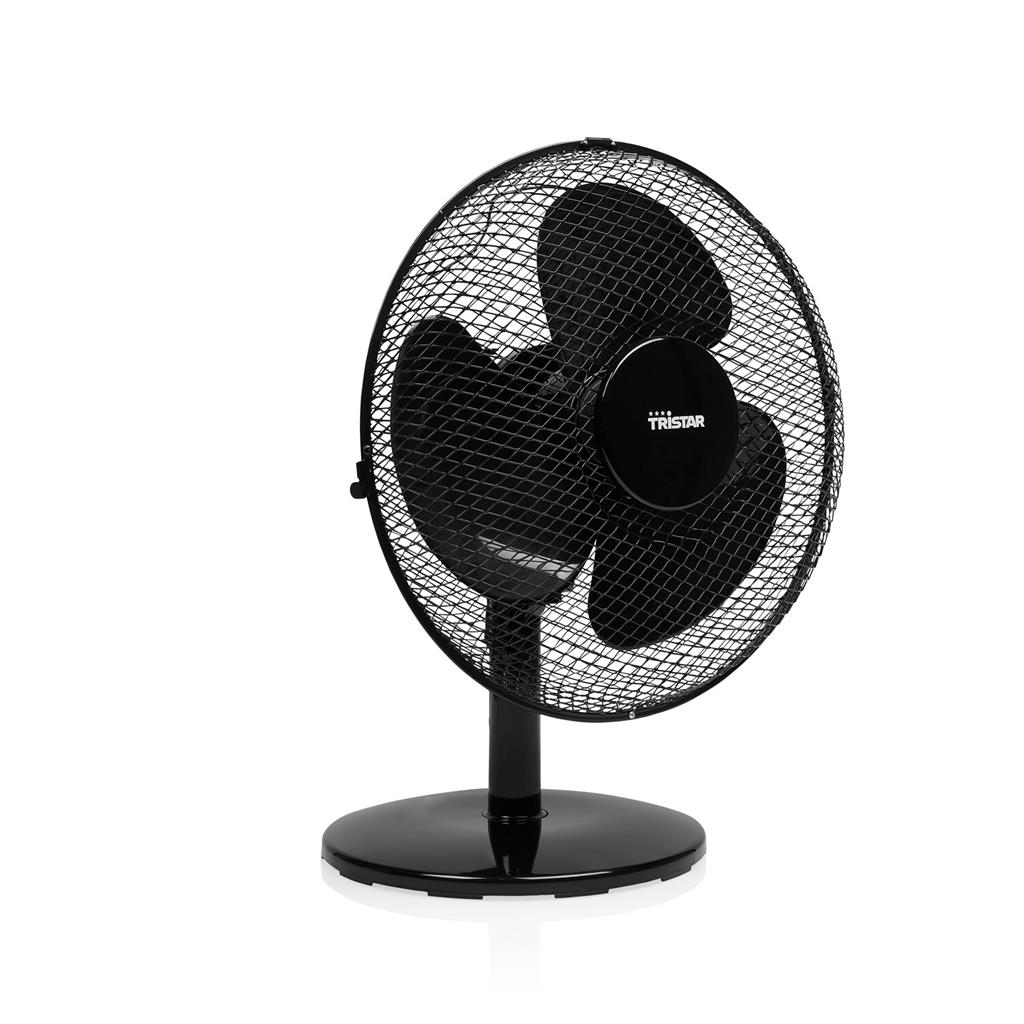Tristar | Desk fan | VE-5725 | Desk fan | 40 W | Diameter 30 cm | Number of speeds 3 | Oscillation | Black