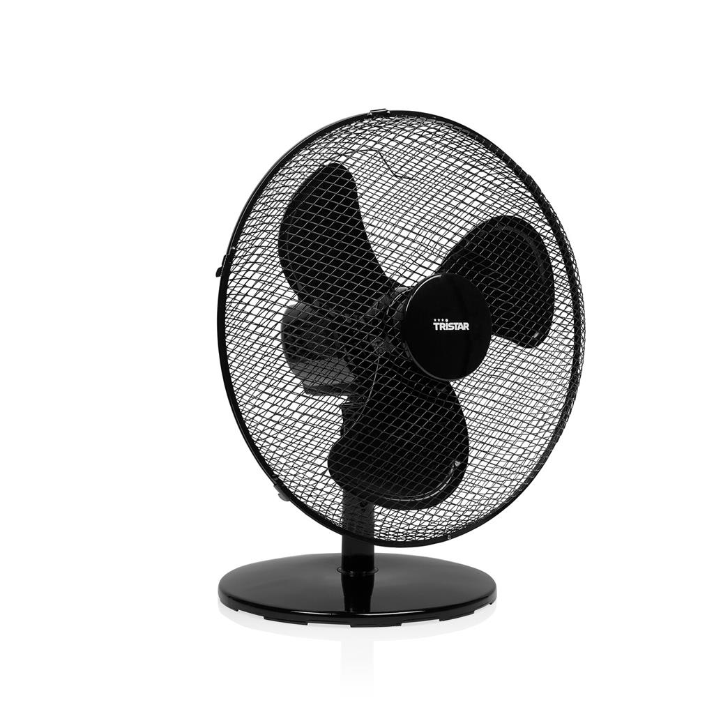 Tristar | Desk fan | VE-5728 | Desk fan | 40 W | Diameter 30 cm | Number of speeds 3 | Oscillation | Black