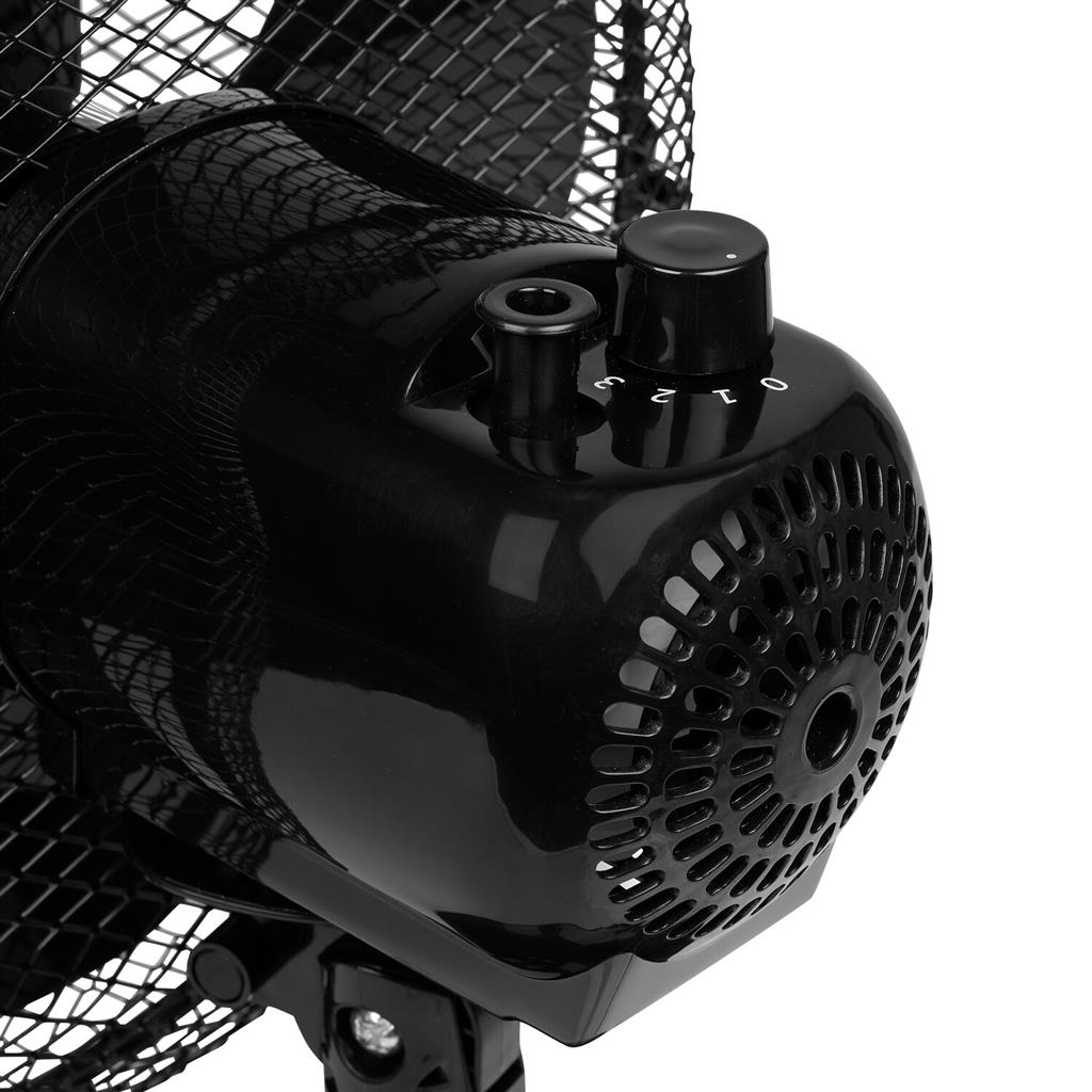 Tristar | Desk fan | VE-5728 | Desk fan | 40 W | Diameter 30 cm | Number of speeds 3 | Oscillation | Black - Image 3