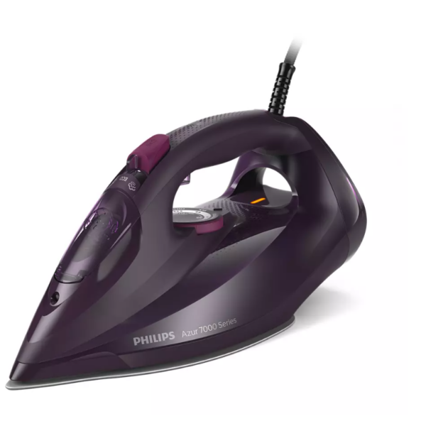 Philips | DST7061/30 | Steam Iron | 3000 W | Water tank capacity 300 ml | Continuous steam 55 g/min | Steam boost performance 250 g/min | Dark Purple