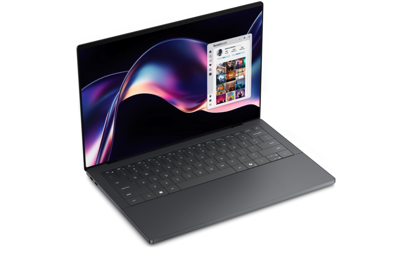 Dell XPS 14 DA14260 | Graphite | 14 " | OLED | Touchscreen | 2.8K | Intel Core Ultra X7 | 358H | 64 GB | LPDDR5x | Solid-state drive capacity 1000 GB | Intel Arc Graphics | Windows 11 Pro | Keyboard language English | Keyboard backlit | Warranty 36 month(s) | Battery warranty 12 month(s) - Image 3