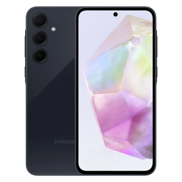 Samsung | Galaxy | A35 | Navy | 6.6 " | Super AMOLED | 1080 x 2340 pixels | Exynos | 1380 | Internal RAM 6 GB | 128 GB | Dual SIM | 3G | 4G | Main camera resolution 50 MP | Secondary camera resolution 8 MP | Android | 5000 mAh