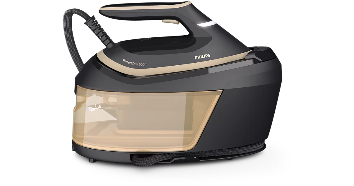Philips Steam Station | PSG6064/80 6000 Series PerfectCare | 2400 W | 1.8 L | 8 bar | Auto power off | Vertical steam function | Calc-clean function