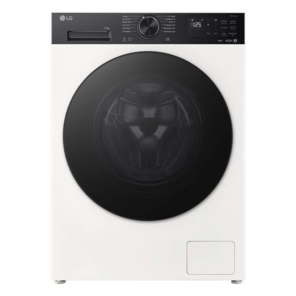 LG Washing machine | F4X5011TKB | Energy efficiency class A | Front loading | Washing capacity 11 kg | 1400 RPM | Depth 57 cm | Width 60 cm | Display | LED | White