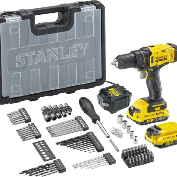 Stanley Screwdriver Kit, 18 V, 2 Ah accumulator | SFMCD700D2A-QW