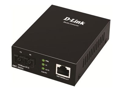D-Link | Multi-mode Media Converter | DMC-G02SC | 1000Base-SX SC port | 10/100/1000Base-T port - Image 2