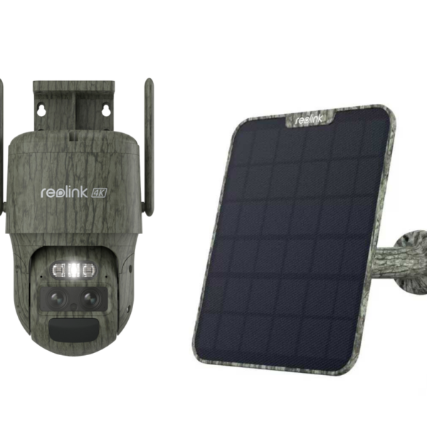Reolink | TrackMix Series G770 Camouflage with Solar Panel 2 4G LTE Dual-Lens Battery Security Camera | PTZ | 4 MP | 2.8mm/F1.6 | IP65 | H.264/H.265 | Micro SD, Max. 256 GB