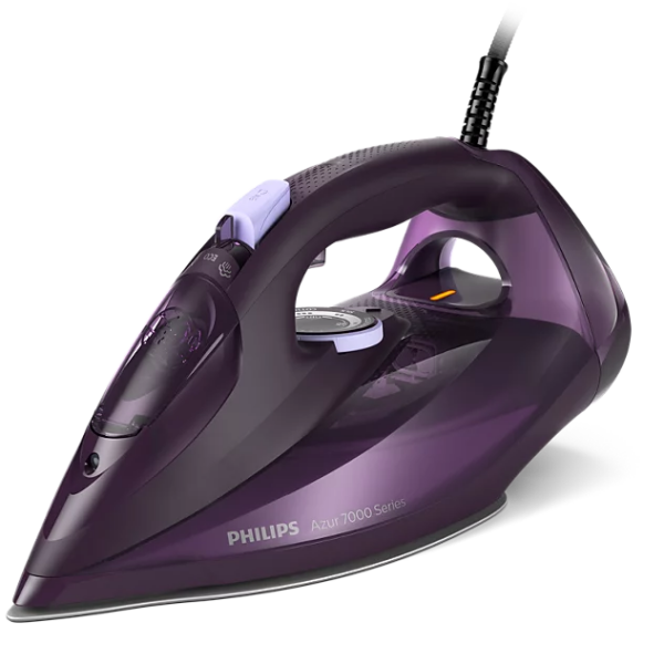 Philips | DST7051/30 7000 Series | Steam Iron | 2800 W | Water tank capacity 300 ml | Continuous steam 50 g/min | Dark purple | Steam boost performance 250 g/min