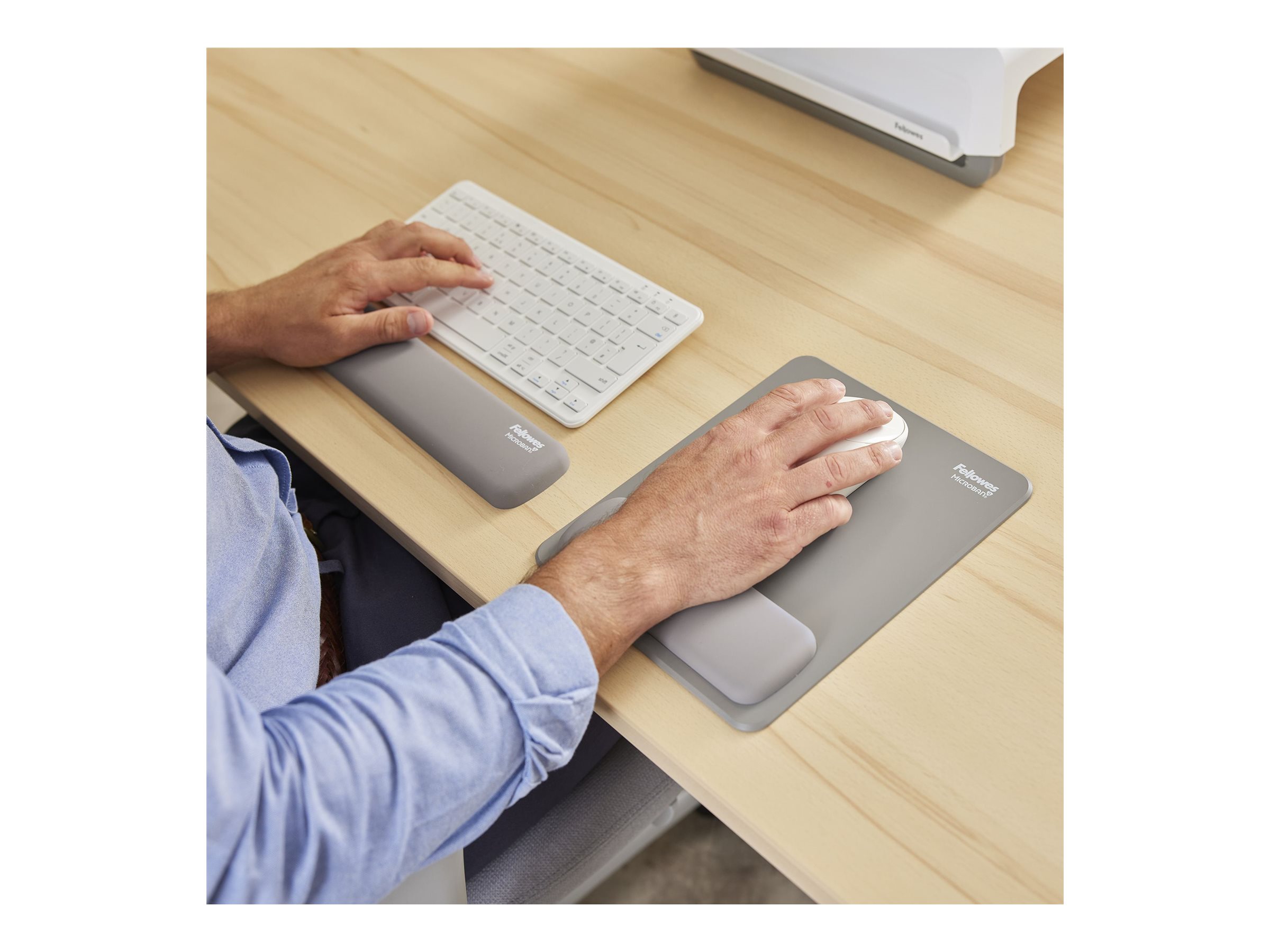 Fellowes | Breyta Compact Keyboard (TKL) Wrist Rest | Grey - Image 8
