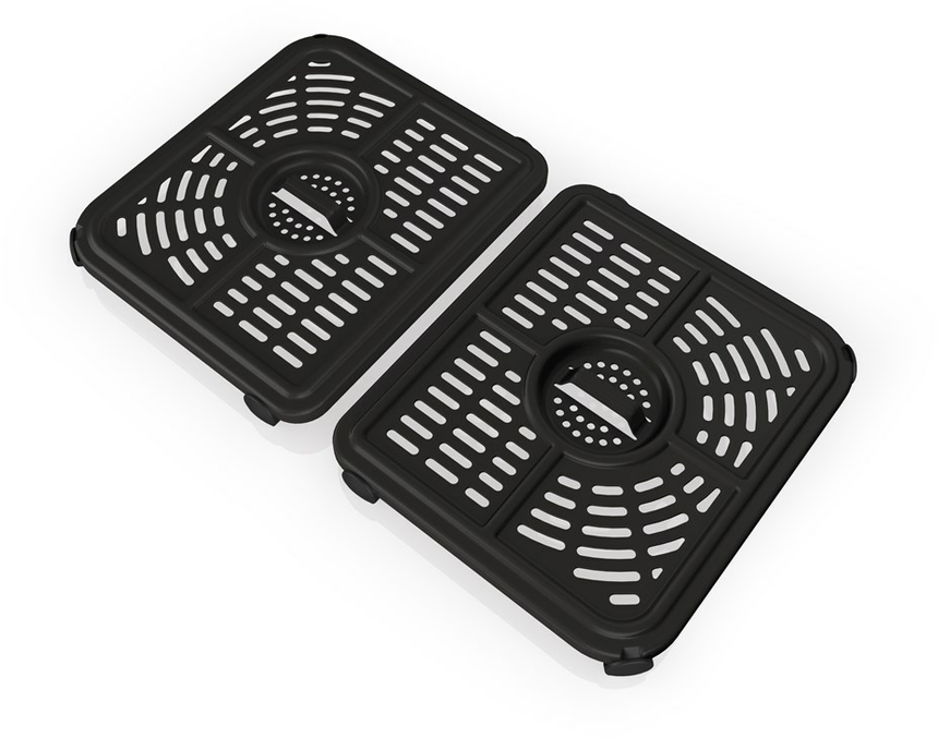 NINJA | Double Air Fryer | AF500EU Foodi FlexDrawer | Power 2470 W | Capacity 10.4 L | Black - Image 9