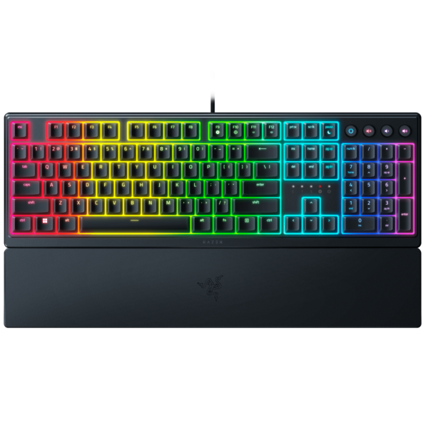 Razer | Ornata V3 | Gaming Keyboard | Wired | RGB LED light | Cyrillic | Razer Mecha-Membrane | Black