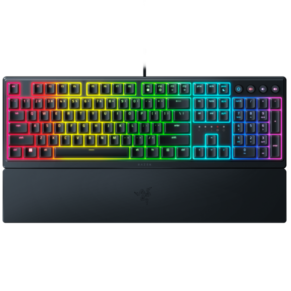 Razer | Ornata V3 | Gaming Keyboard | Wired | RGB LED light | Cyrillic | Razer Mecha-Membrane | Black
