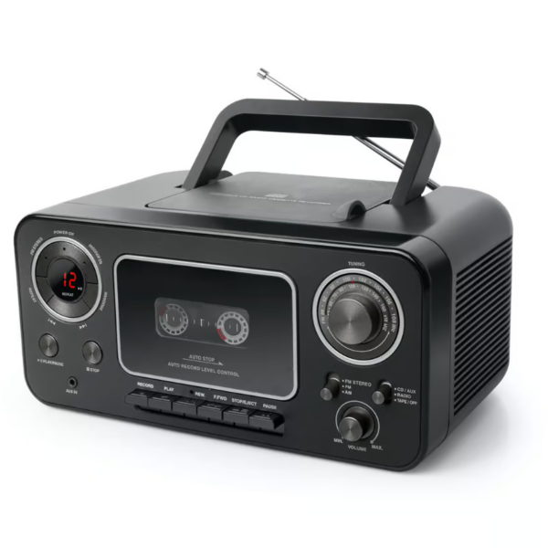 Muse | Stereo Radio CD Cassette Recorder | M-182RDC | Black | AUX in | Cassette deck | CD player | FM radio
