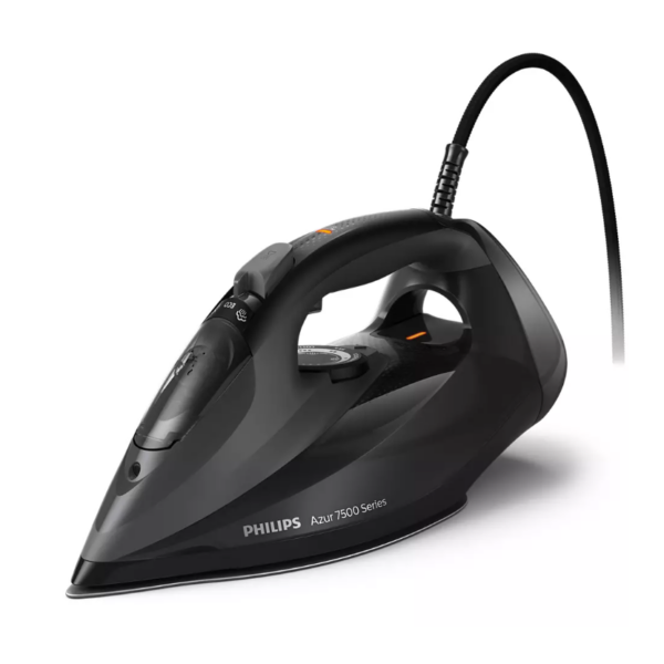 Philips | DST7511/80 | Steam Iron | 3200 W | Water tank capacity 300 ml | Continuous steam 55 g/min | Steam boost performance 260 g/min | Black