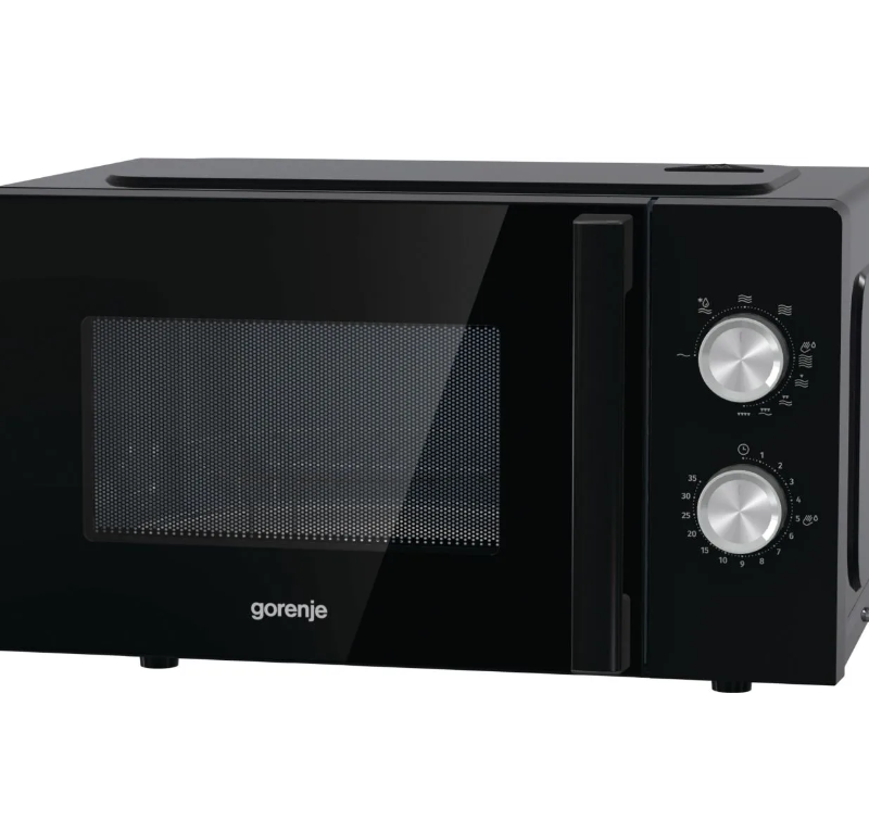 Gorenje | Microwave Oven | MO20E2BH | Free standing | 800 W | 20 L | Grill | Black - Image 3