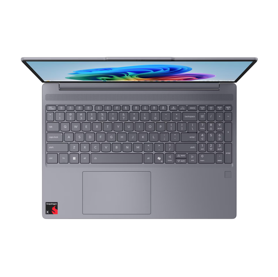 Lenovo IdeaPad Slim 3 15Q8X10 | Luna Grey | 15.3 " | IPS | WUXGA | 1920 x 1200 pixels | Anti-glare | Snapdragon X | X1-26-100 | 16 GB | Soldered LPDDR5X | Solid-state drive capacity 512 GB | Qualcomm Adreno GPU | Windows 11 Home | 802.11ax | Bluetooth version 5.3 | Keyboard language English | Warranty 24 month(s) | Battery warranty 12 month(s) - Image 4