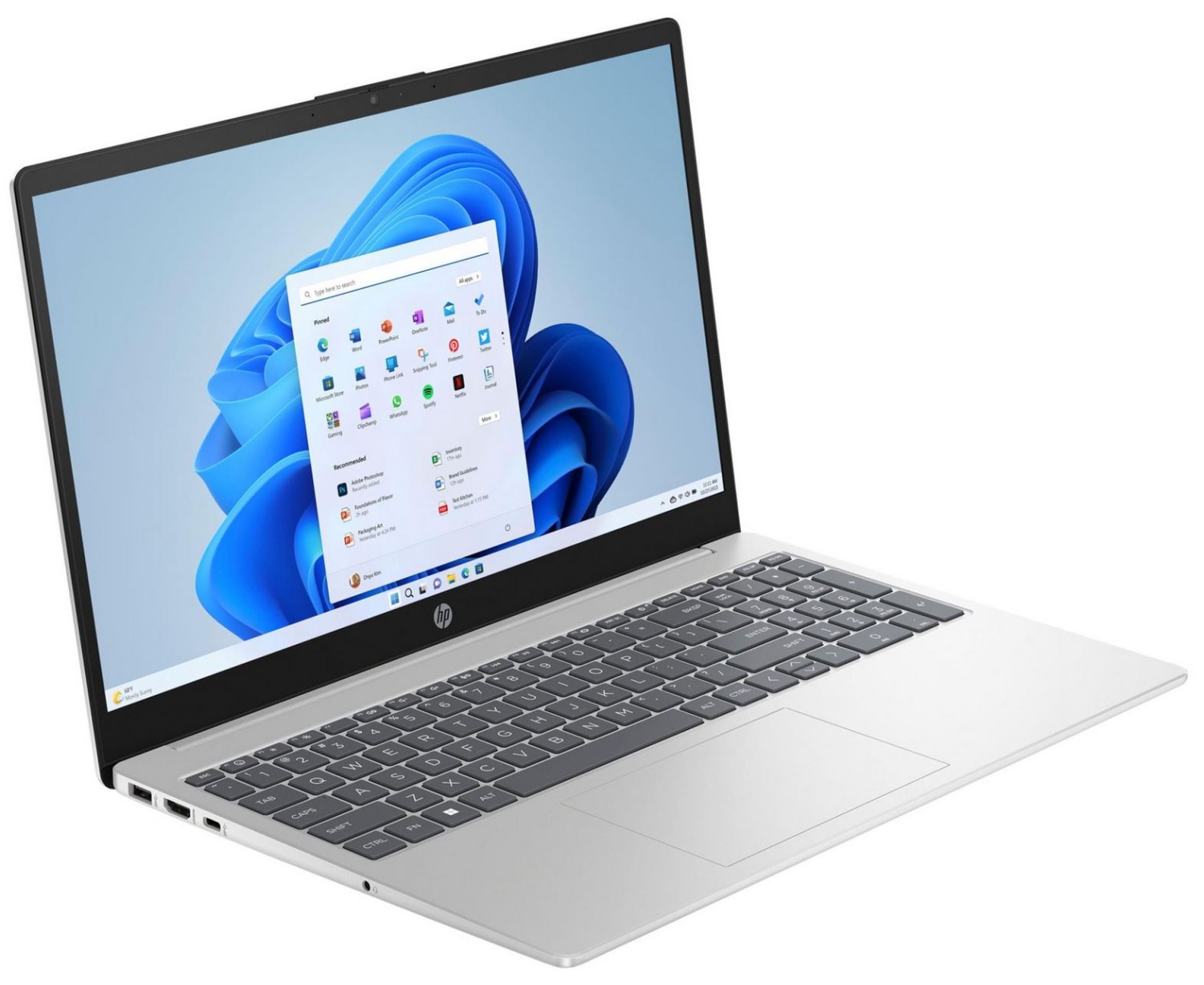 HP 15-fd0217nw | 15 | Silver | 15.6 " | FHD | 1920 x 1080 pixels | Intel Core i3 | i3-N305 | 8 GB | DDR4 | Solid-state drive capacity 512 GB | Intel UHD Graphics | Windows 11 Home | Bluetooth version 5.3 | 802.11ax | Keyboard language English | Warranty 24 month(s) - Image 2