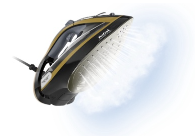 TEFAL | FV9865E0 Ultimate Pure | Steam Iron | 3000 W | Water tank capacity 350 ml | Continuous steam 60 g/min | Steam boost performance 250 g/min | Gold/Black - Image 4