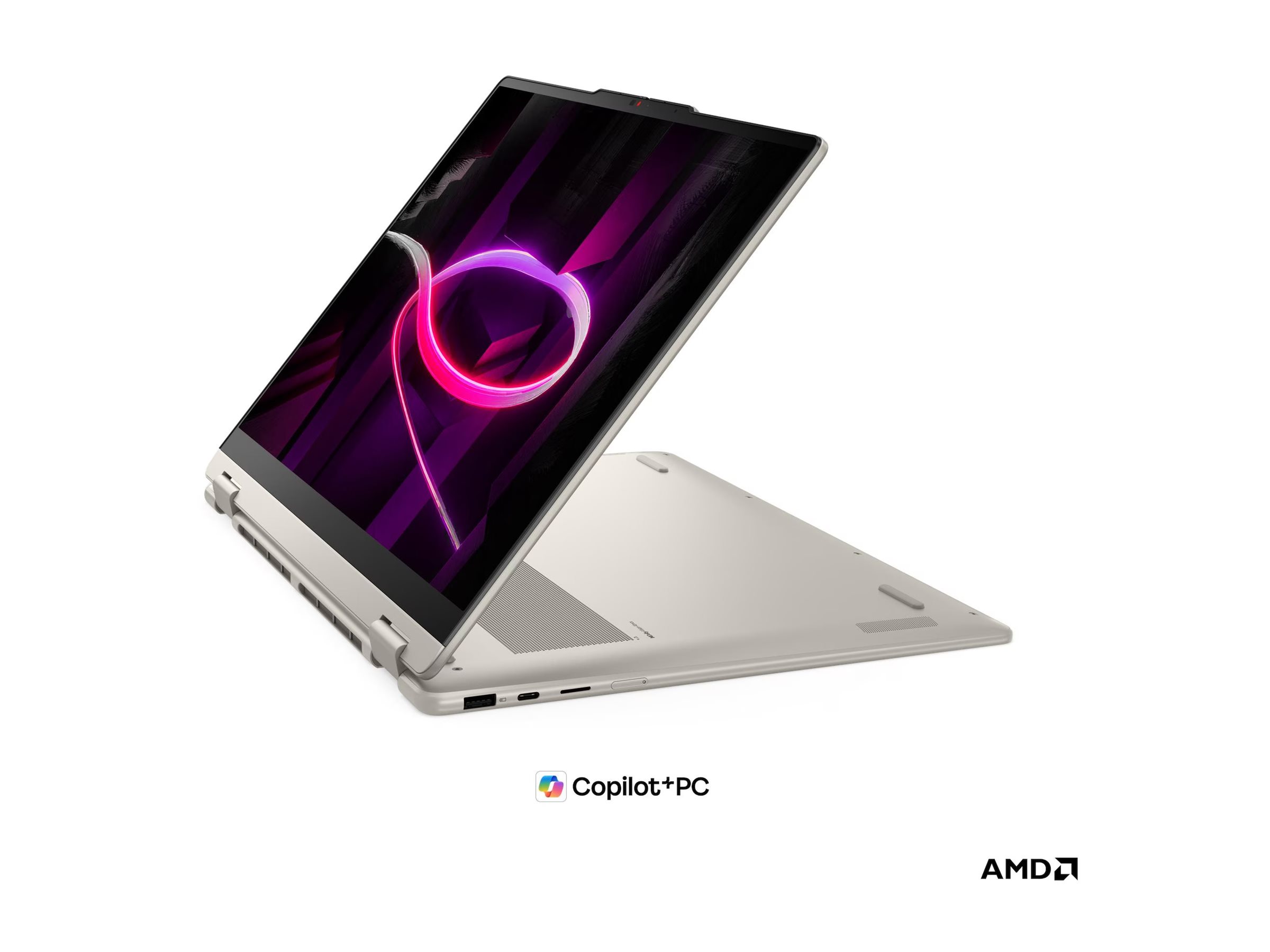 Lenovo Yoga 7 2-in-1 16AGP11 Touch 16 WUXGA AMD R7 AI 445/16GB/512GB/AMD Radeon 840M/WIN11 Home/Nordic Backlit kbd/Seashell/2Y Warranty | Lenovo