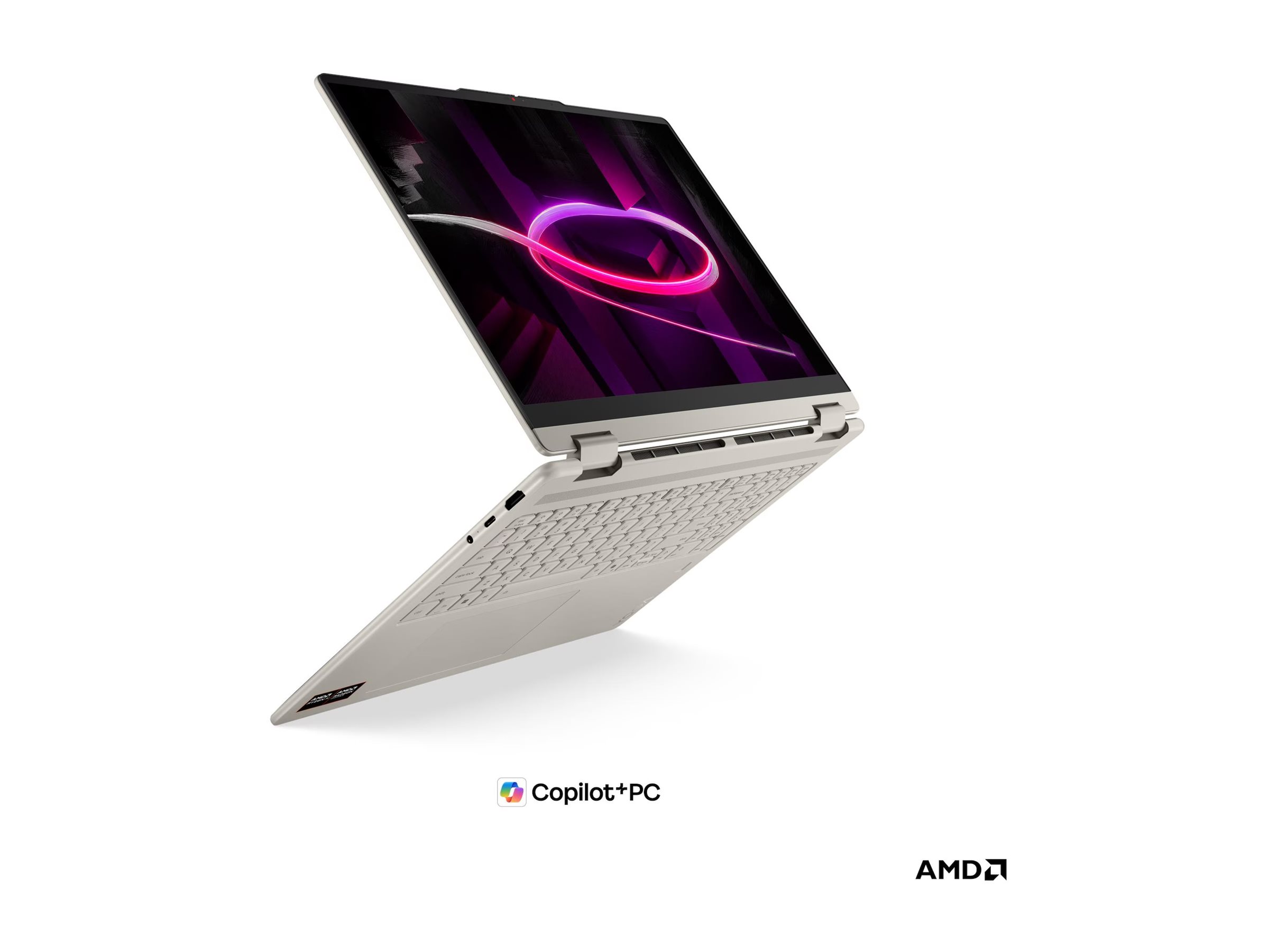 Lenovo Yoga 7 2-in-1 16AGP11 Touch 16 WUXGA AMD R7 AI 445/16GB/512GB/AMD Radeon 840M/WIN11 Home/Nordic Backlit kbd/Seashell/2Y Warranty | Lenovo - Image 3