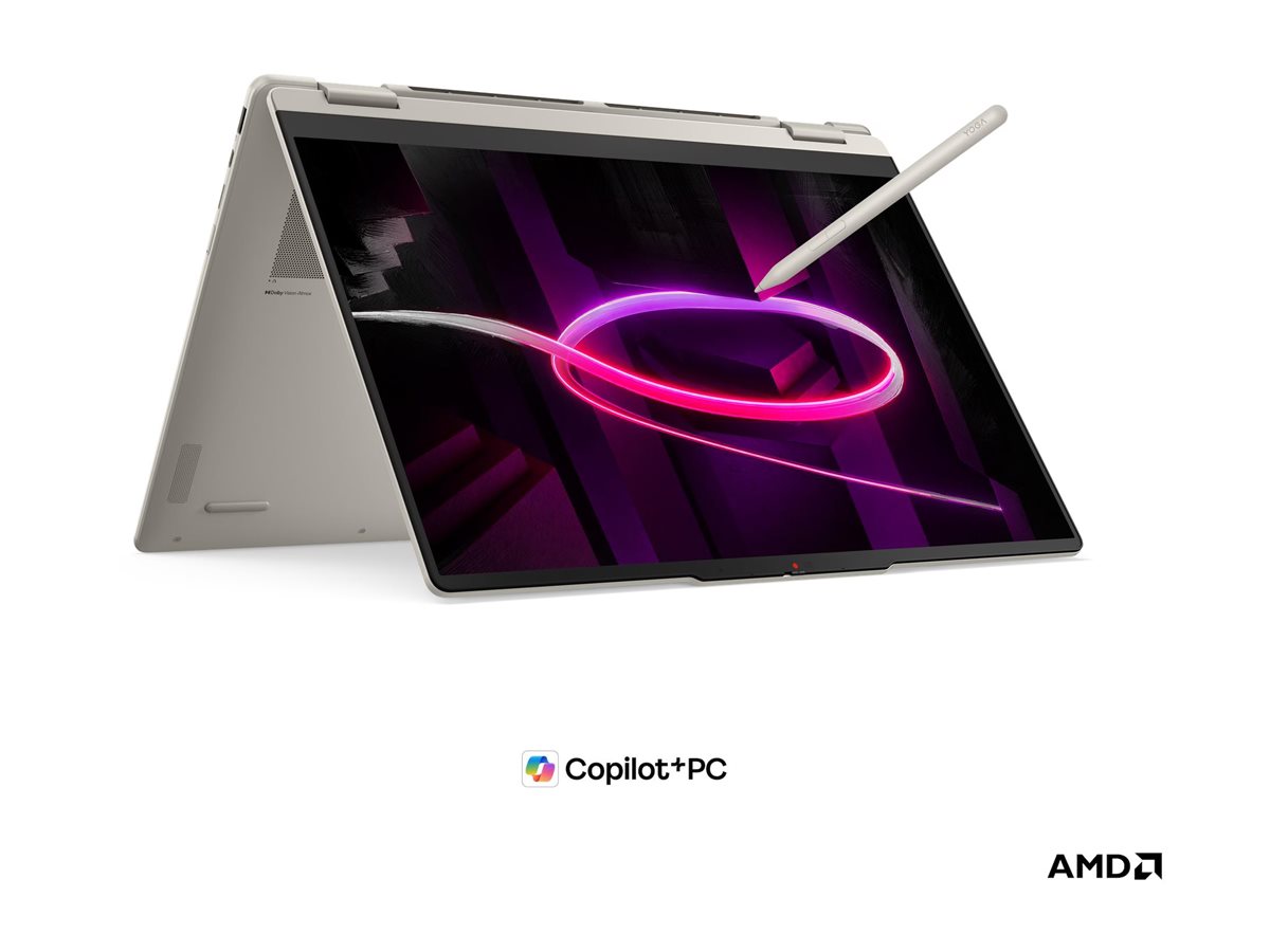 Lenovo Yoga 7 2-in-1 16AGP11 Touch 16 WUXGA AMD R7 AI 445/16GB/512GB/AMD Radeon 840M/WIN11 Home/Nordic Backlit kbd/Seashell/2Y Warranty | Lenovo - Image 5