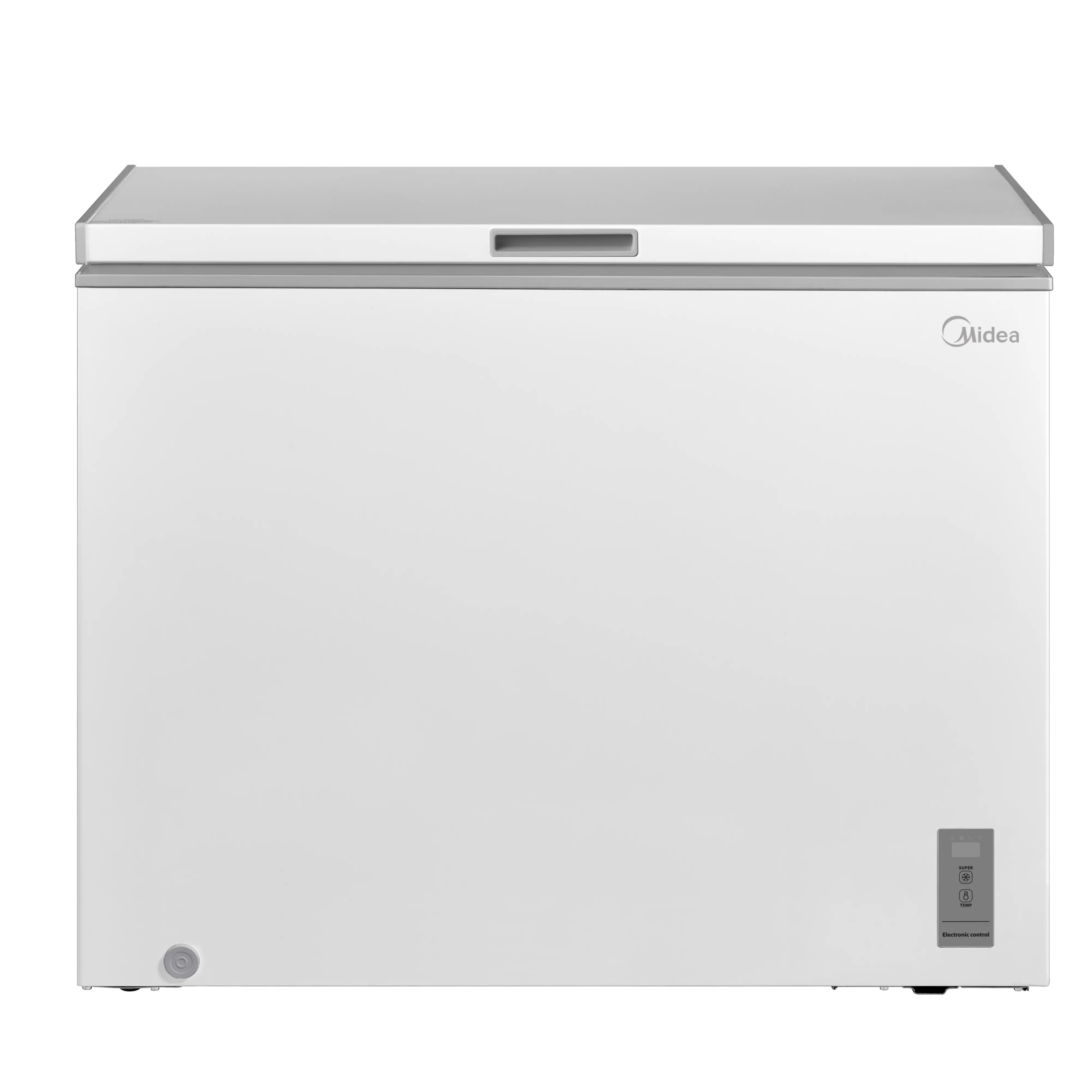 Midea Freezer | MDRC345FZE01 | Energy efficiency class E | Chest | Free standing | Height 85 cm | Total net capacity 249 L | Display | White - Image 2