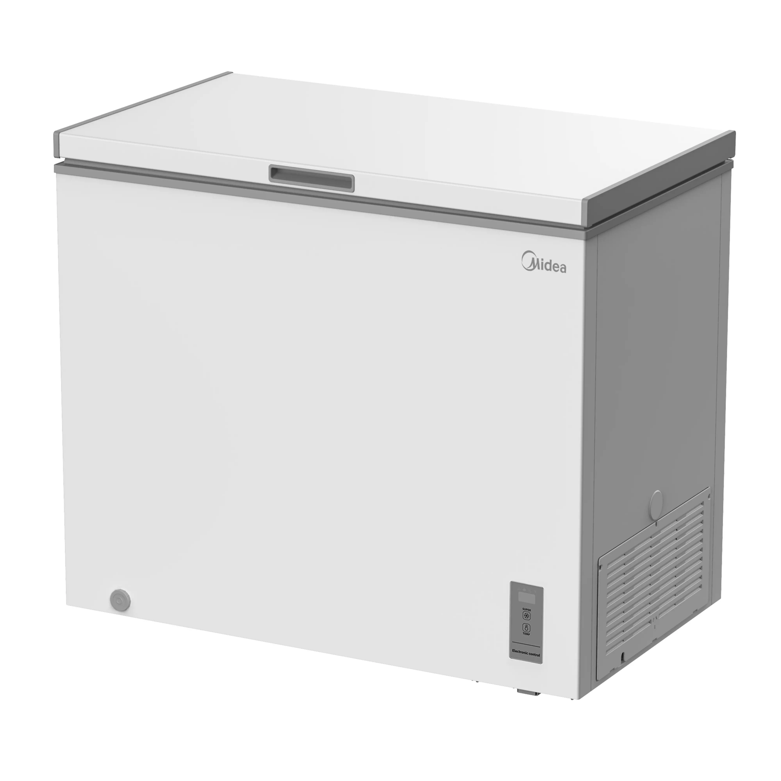 Midea Freezer | MDRC345FZE01 | Energy efficiency class E | Chest | Free standing | Height 85 cm | Total net capacity 249 L | Display | White - Image 4